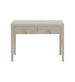 Konsola TRAVERTINO DRAWERS 100 x 77 cm naturalny beżowy