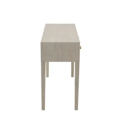Konsola TRAVERTINO DRAWERS 100 x 77 cm naturalny beżowy