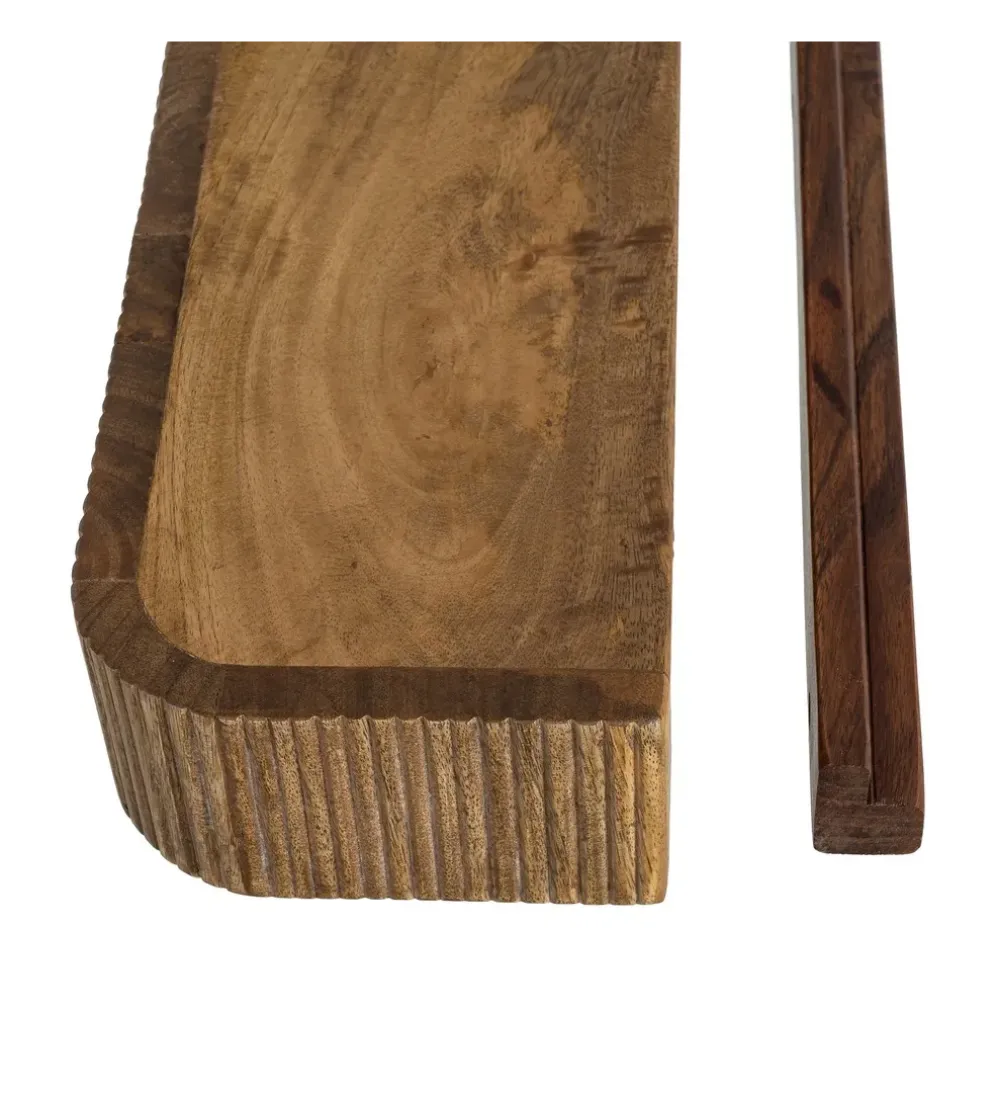 Konsola wisząca ZIARAN 75 cm drewno mango