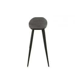 Konsola ZAMBIA 120 cm drewno teak czarna