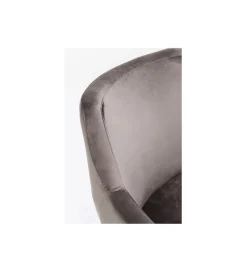 Krzesło BLACK MODE 87 cm welwet szary