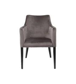 Krzesło BLACK MODE 87 cm welwet szary