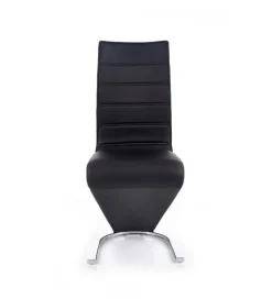 Krzesło K194 99 cm skórzane czarne