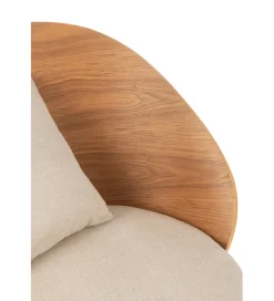 Krzesło LONEPLY 82 cm naturalne beżowe