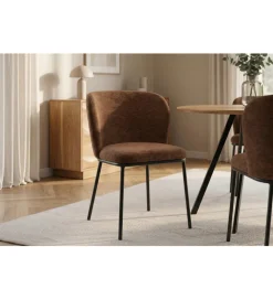 Krzesło LYON 75 cm brązowe