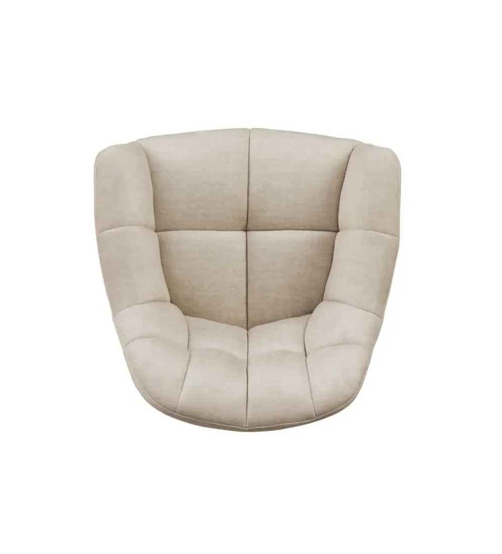 Krzesło obrotowe PAPILLON 83 cm 180 stopni beżowe