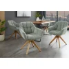 Krzesło obrotowe PAPILLON 83 cm 180 stopni zielone