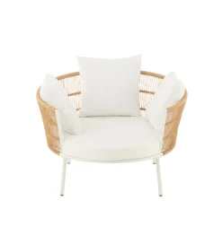 Krzesło ogrodowe JOALEN 79 cm rattan