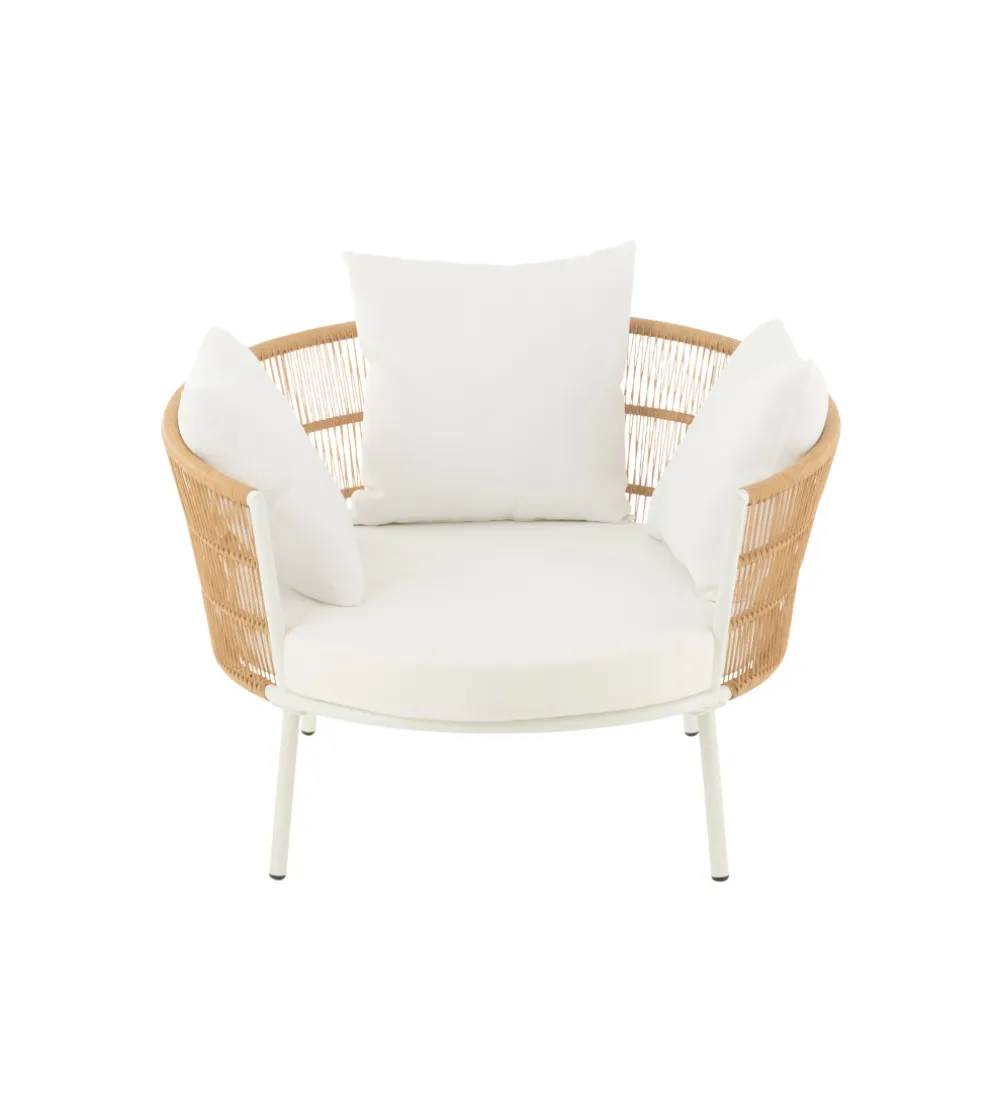 Krzesło ogrodowe JOALEN 79 cm rattan