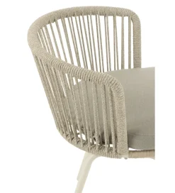 Krzesło ogrodowe TOA 75 cm szare