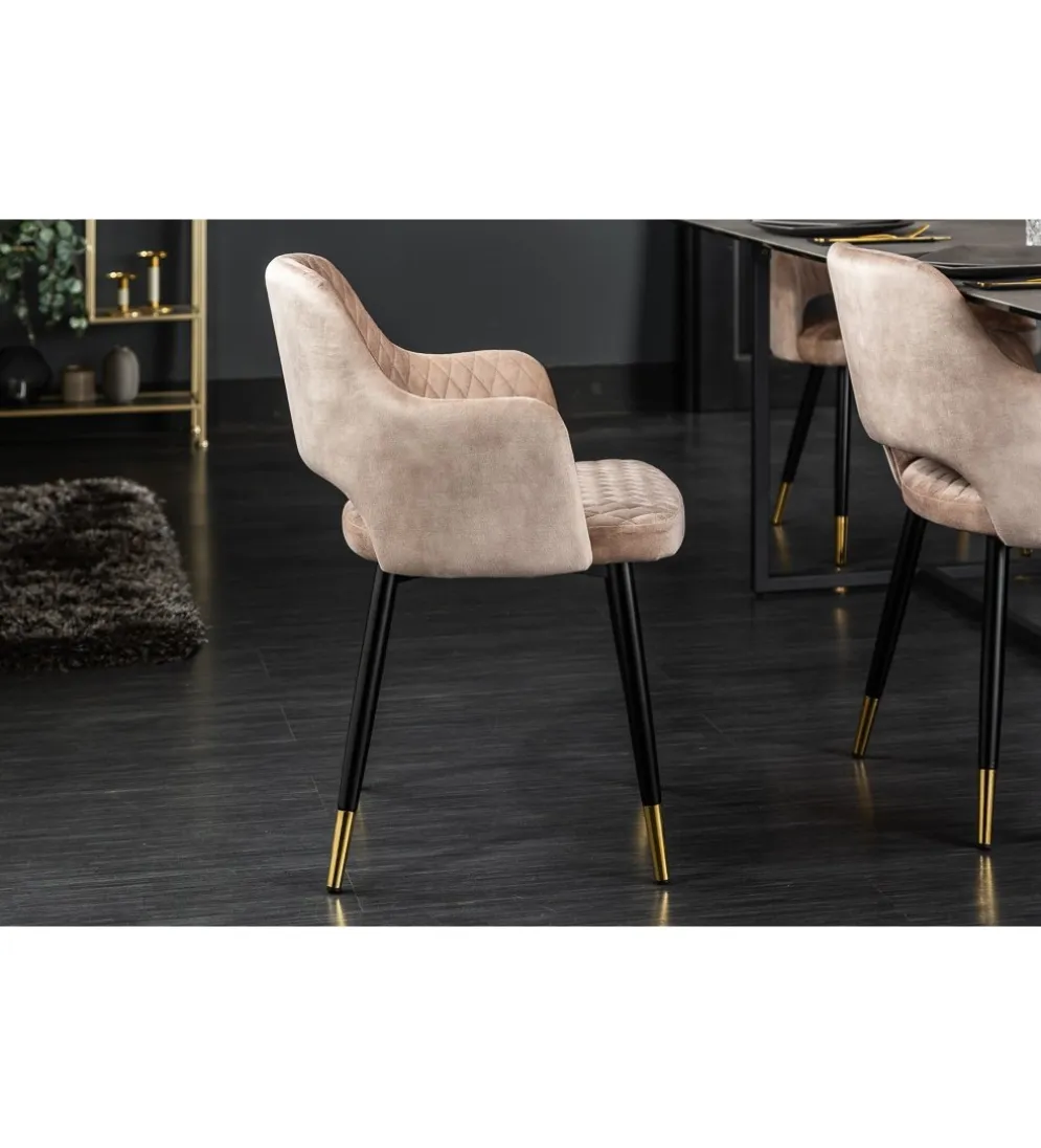 Krzesło Paris Velvet Greige