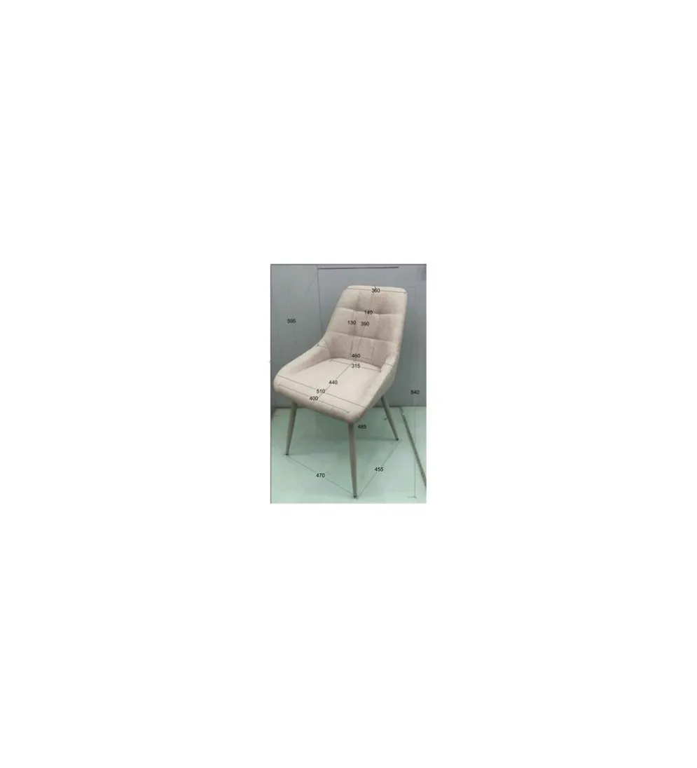 Krzesło RUBY 83 cm beżowy
