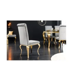 Krzesło TRENTINO Modern Barock szare