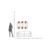 Lampa ścienna BALANCE CIRCLE 96 x 122 cm