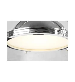 Lampa Industrial Chrom 45 cm