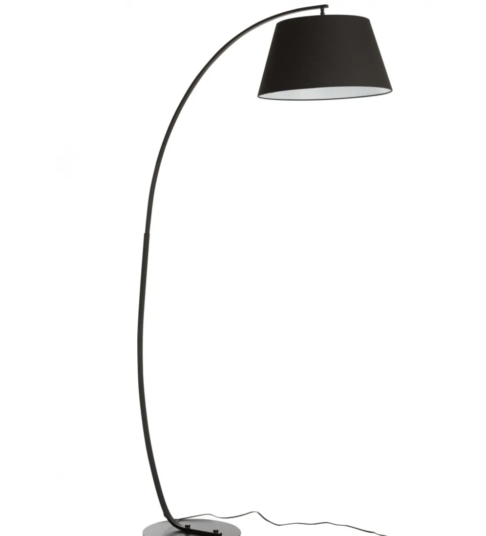 Lampa podłogowa ARCH 188 cm czarna
