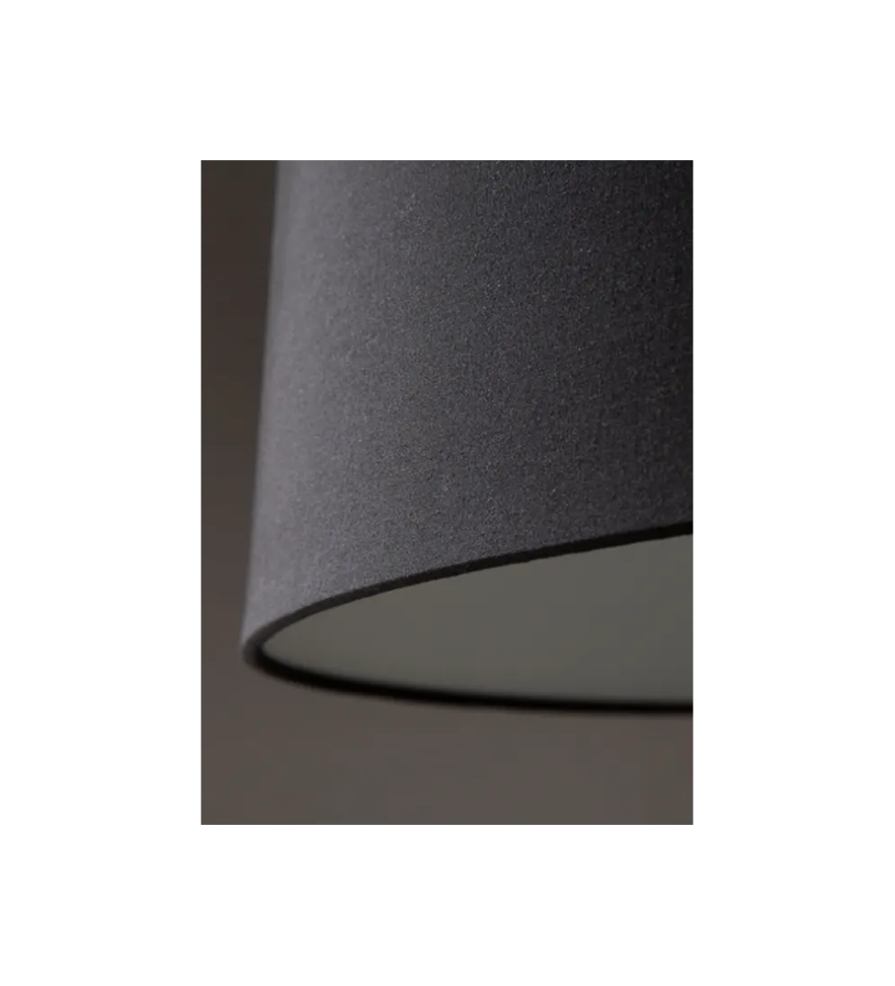 Lampa podłogowa BARRACUDA 177 cm czarna