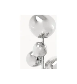 Lampa podłogowa BURBUJA 168 cm srebrna