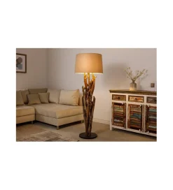 Lampa podłogowa Cara 150 cm beżowa