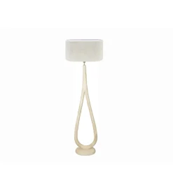 Lampa podłogowa Cronos 60 cm drewno mango