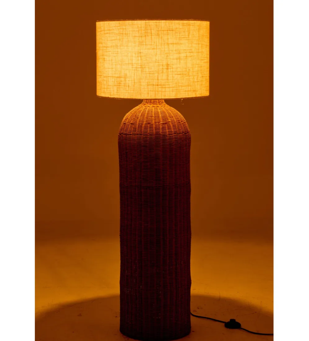 Lampa podłogowa CYLINDER 128 cm naturalna ercu