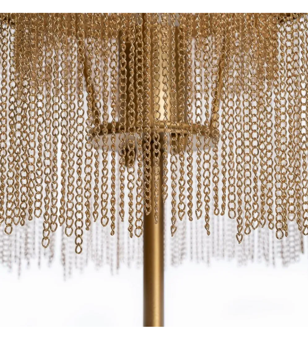 Lampa podłogowa DANCEY 151 cm złota