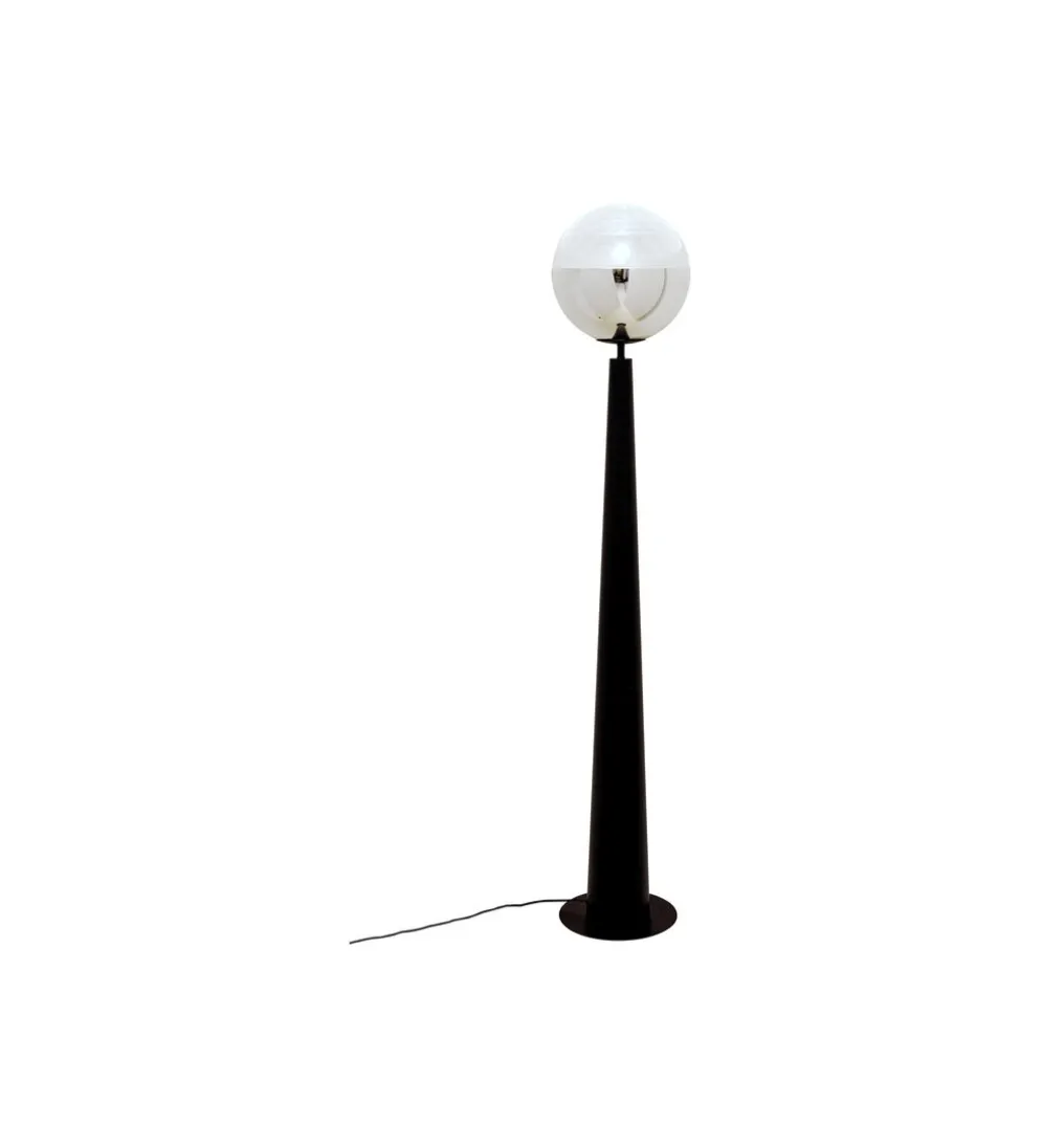 Lampa podłogowa DISCO BALL 163 cm czarna