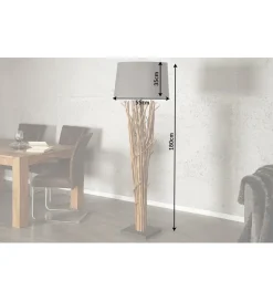 Lampa podłogowa Euphoria 175 cm szarobrązowa