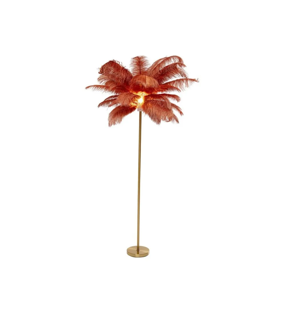 Lampa podłogowa FEATHER PALM 165 cm pióra