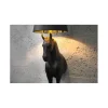 Lampa podłogowa Koń Horse Black Beauty czarna