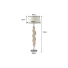 Lampa podłogowa LEAF 130 cm drewno teak