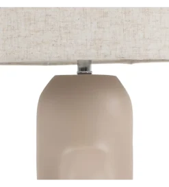 Lampa podłogowa LEKATU 142 cm kremowa