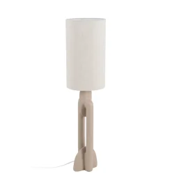 Lampa podłogowa LEKATU 142 cm kremowa