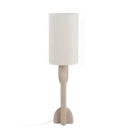 Lampa podłogowa LEKATU 142 cm kremowa