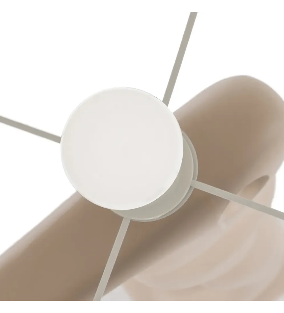 Lampa podłogowa LEKATU 128 cm kremowa