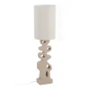 Lampa podłogowa LEKATU 127 cm kremowa