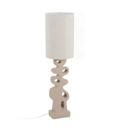 Lampa podłogowa LEKATU 127 cm kremowa