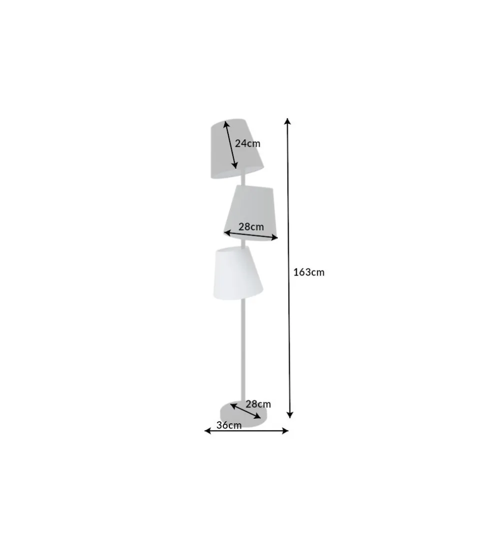 Lampa podłogowa Levels 163 cm