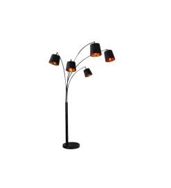 Lampa podłogowa Levels 202 cm czarno złota