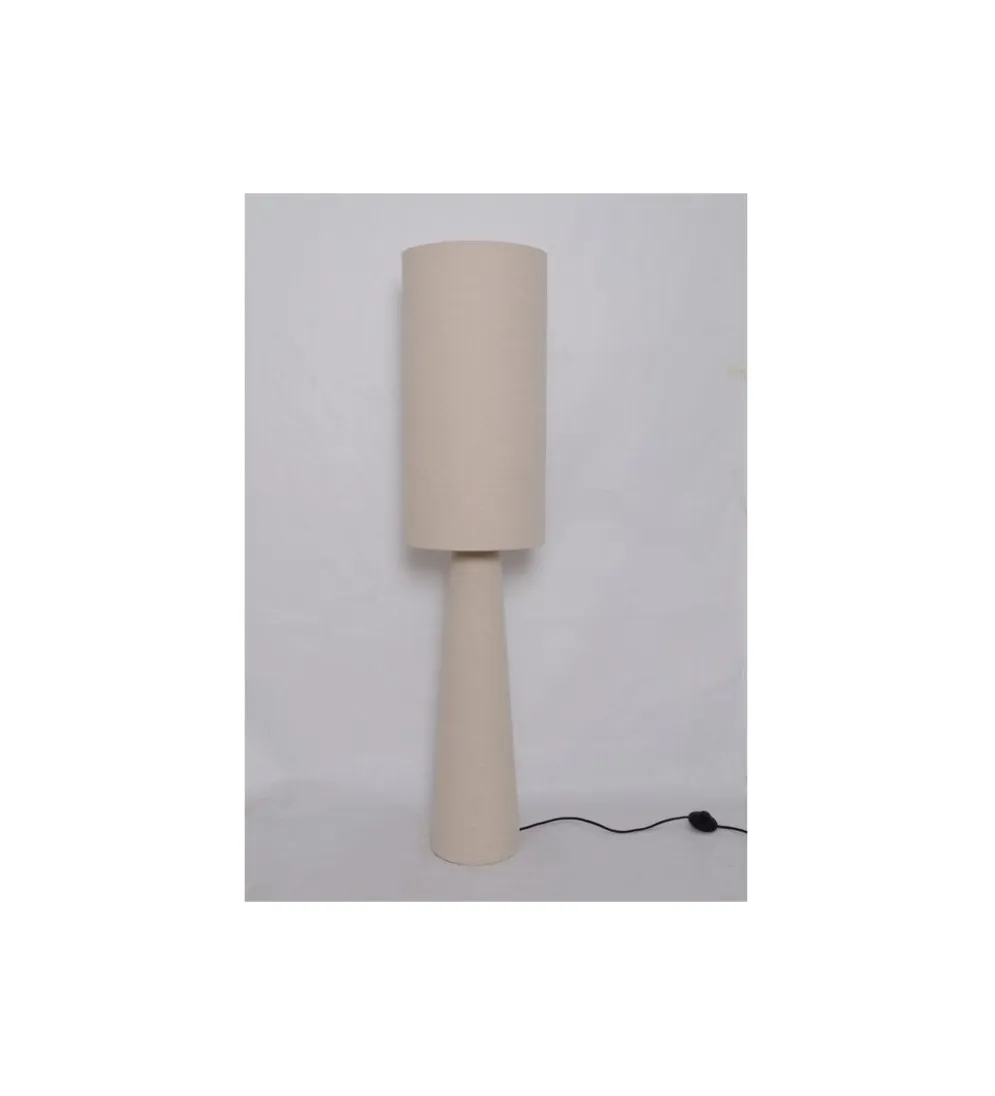 Lampa podłogowa MARLEEN 130 cm boucle beżowa