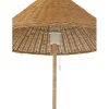 Lampa podłogowa MERTAN 154 cm rattan biała