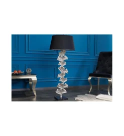 Lampa podłogowa Morella 122 cm srebrna