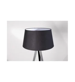 Lampa podłogowa Morella 122 cm srebrna