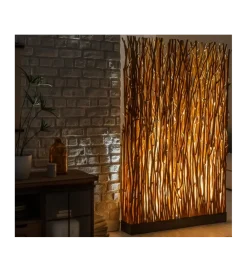 Lampa podłogowa Parave 180 cm longan naturalna