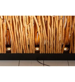 Lampa podłogowa Parave 180 cm longan naturalna