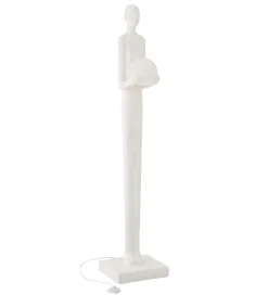 Lampa podłogowa PERSON 151 cm biała