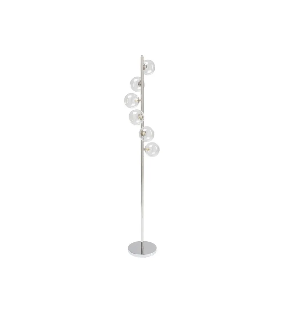 Lampa podłogowa SCALA BALLS 160 cm srebrna