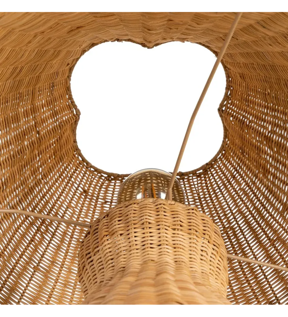 Lampa podłogowa SEULO 138 cm rattanowa