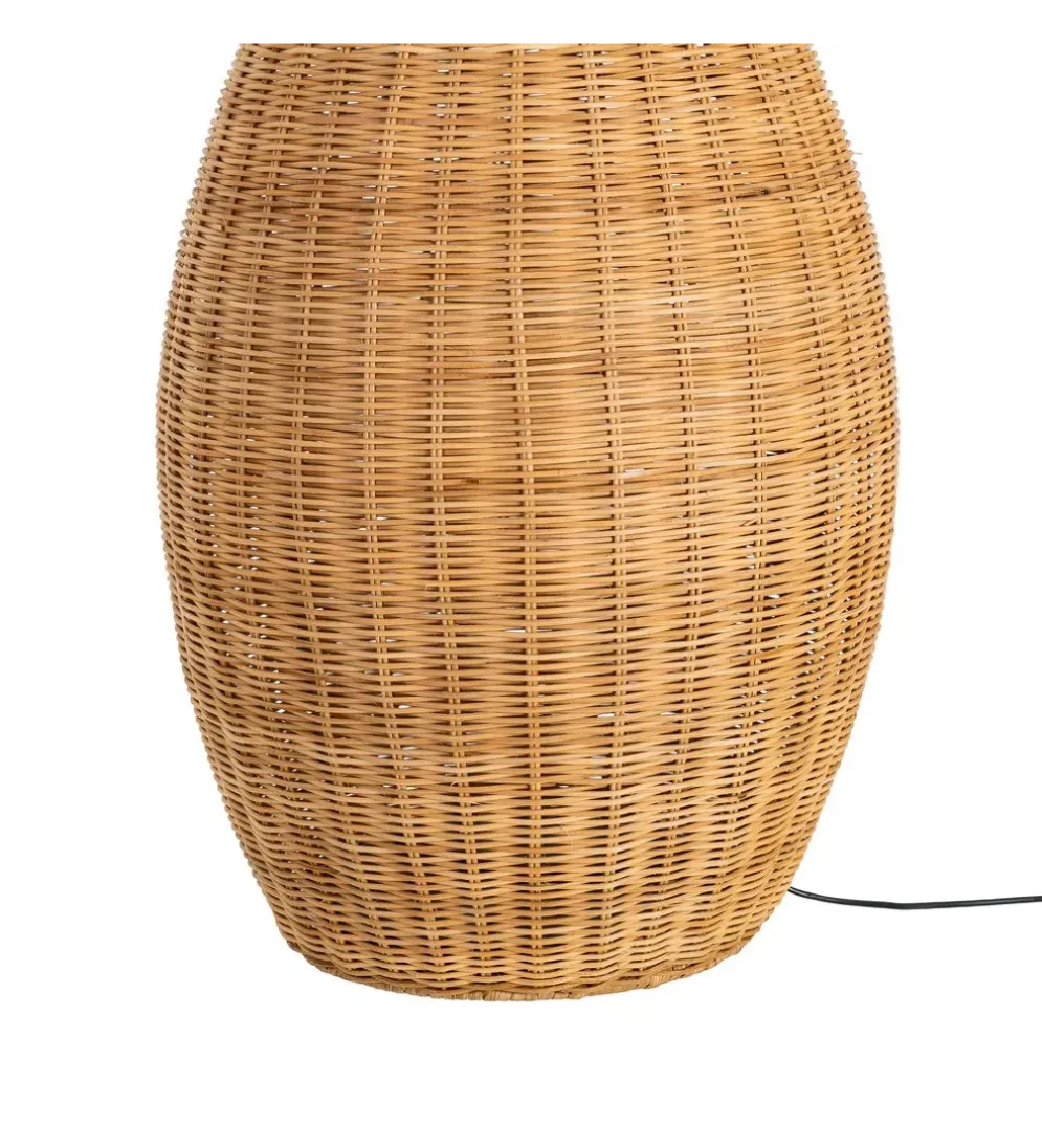 Lampa podłogowa SEULO 138 cm rattanowa
