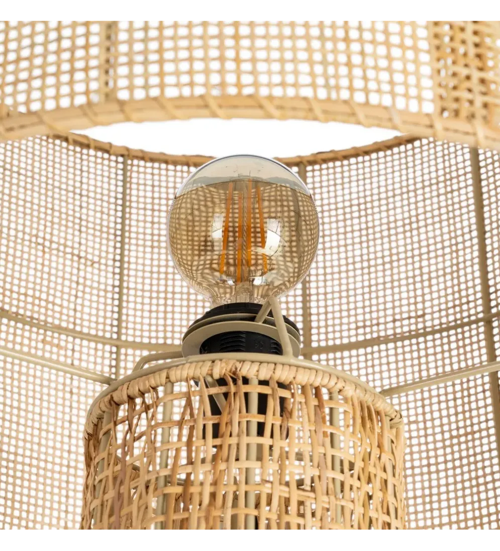 Lampa podłogowa SEULO 154 cm rattan